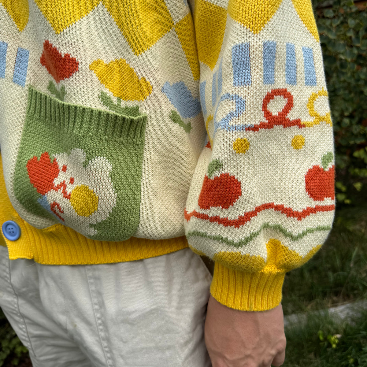 Kitsch Grandma Chunky Knit Cardigan (PREORDER) – liliuhms shop