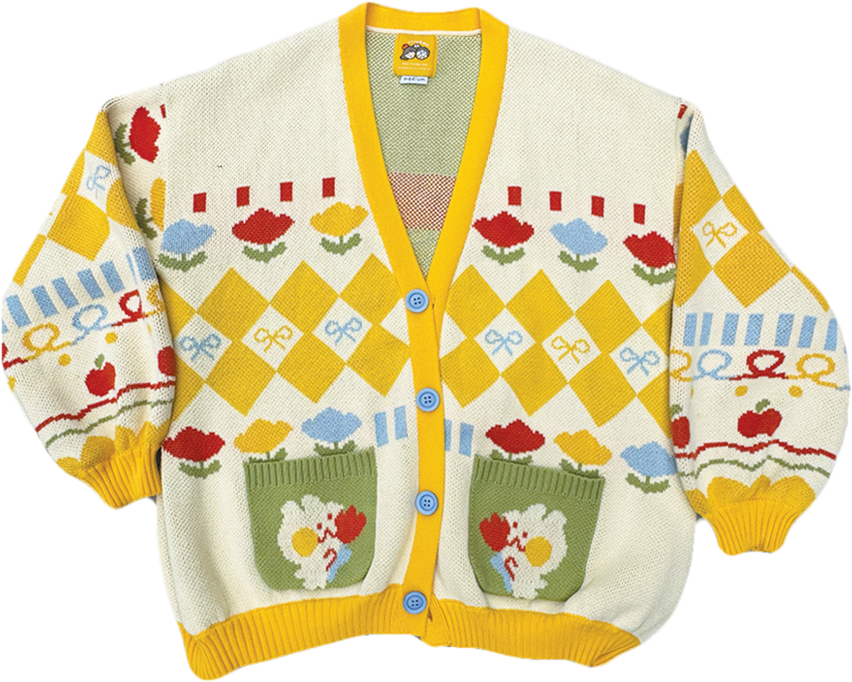 Kitsch Grandma Chunky Knit Cardigan – liliuhms shop