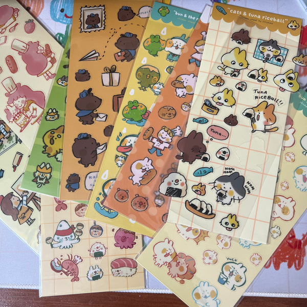 Postal Bear Sticker Sheet