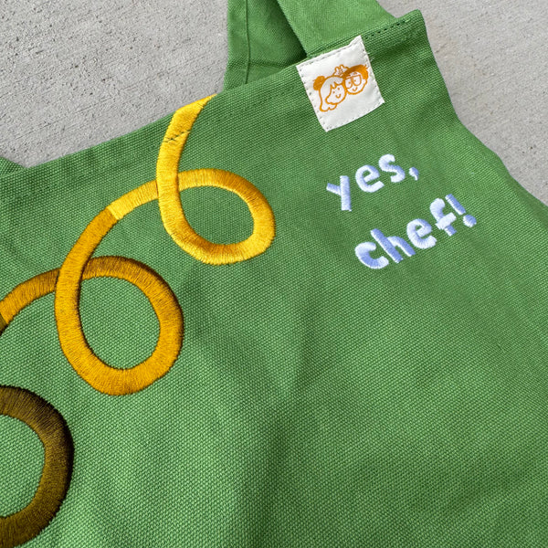 "Yes, chef!" Bakery Pinafore Apron