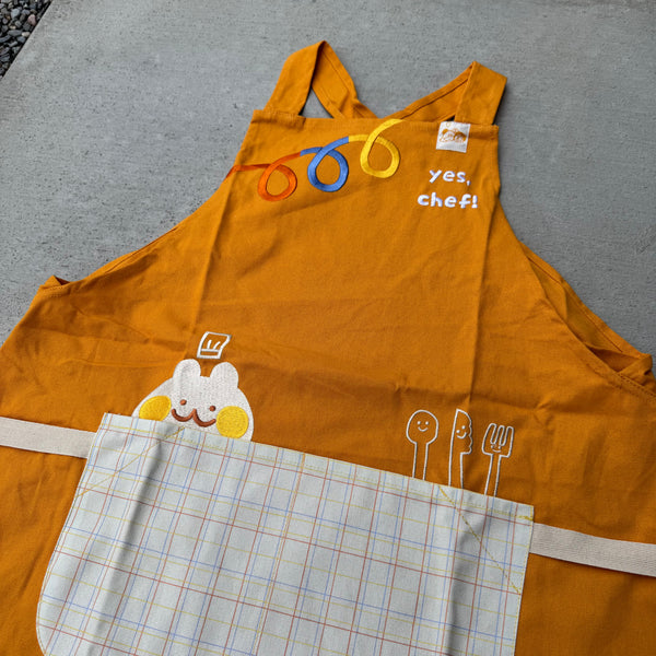 "Yes, chef!" Produce Pinafore Apron