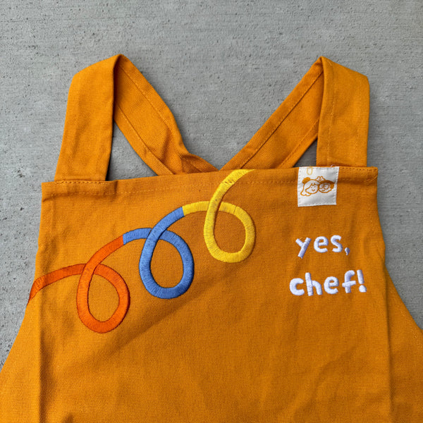 "Yes, chef!" Produce Pinafore Apron