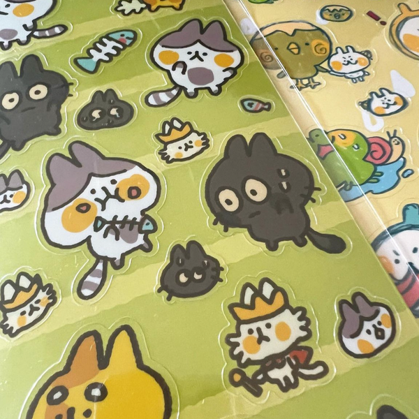CATS! CATS! Sticker Sheet