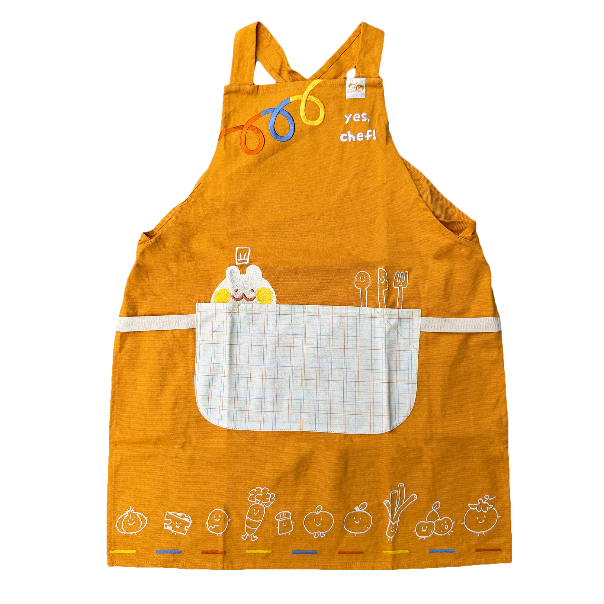 "Yes, chef!" Produce Pinafore Apron