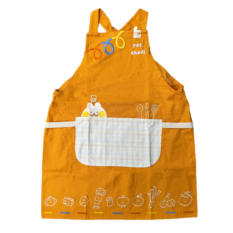"Yes, chef!" Produce Pinafore Apron