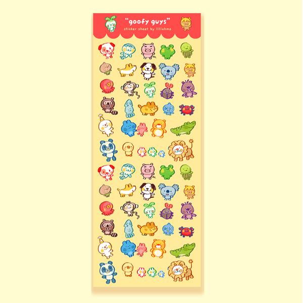 Goofy Guys Sticker Sheet