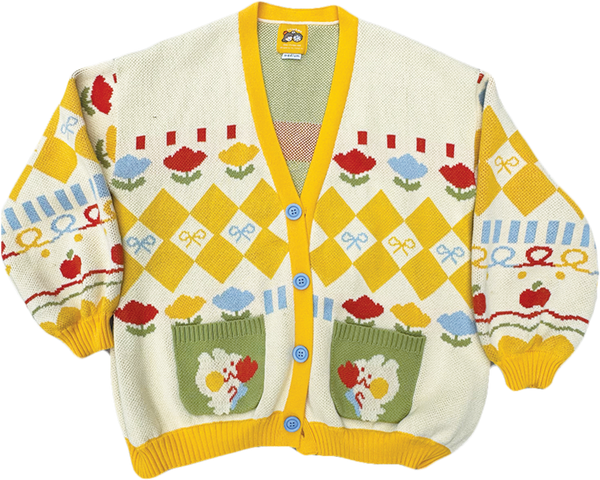 Kitsch Grandma Chunky Knit Cardigan