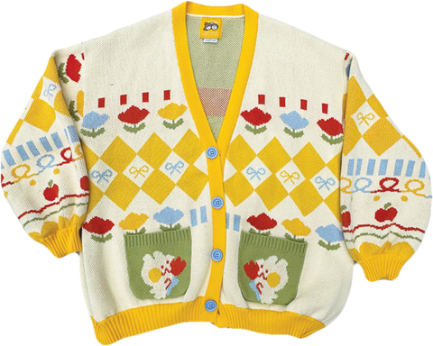 Kitsch Grandma Chunky Knit Cardigan